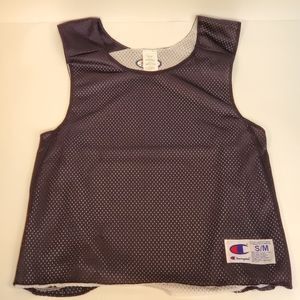 Champion Youth S/M Reversible Mesh Tank Bule/Silvr